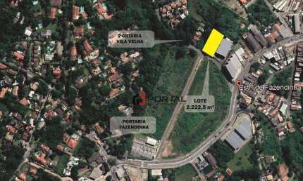 Terreno à venda, 2222 m² por R$ 1.650.000 - Granja Viana - Carapicuíba/SP