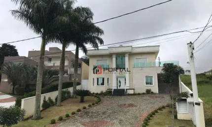 Casa em condominio na granja viana com 4 suítes e 700 m2 em localização ímpar - porteira fechada!