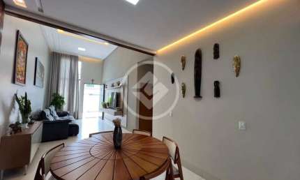 CASA 3 QUARTOS C/ SUITE, SALA PÉ DIREITO DUPLO, COZINHA COMPLETA EM ARMÁRIO, PISCINA AQUECIDA E AREA GOURMET COM CHURRASQUEIRA - SETOR FONTE NOVA GOIÂNIA codigo: 120455