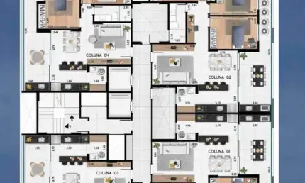 Apartamento de 2 quartos com suíte em um excelente condomínio clube - estrela sul