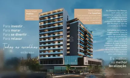 Apartamento de 3 quartos, varanda gourmet e lazer completo a venda no são mateus