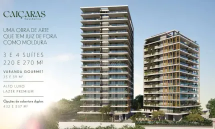 Apartamento com 3 quartos à venda na Rua Caiçaras, Centro, Juiz de Fora