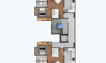Apartamento com 2 quartos à venda na Rua Américo Lobo, 1405, Manoel Honório, Juiz de Fora