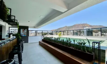 Apartamento 2 quartos com suíte e varanda gourmet no Centro de Juiz de Fora