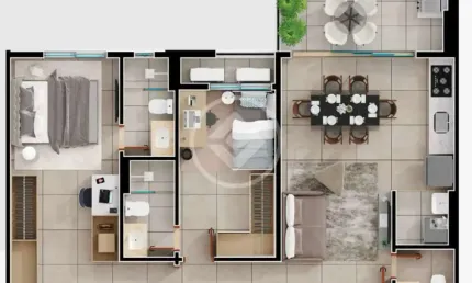 Apartamento com 2 quartos à venda na Avenida Areião, 4, Setor Pedro Ludovico, Goiânia