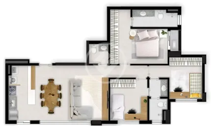 Apartamento com 3 quartos à venda na Avenida T 5, 00, Serrinha, Goiânia