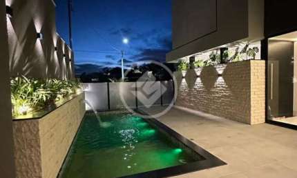 Casa em condomínio fechado com 4 quartos à venda na Rua dos Mógnos, 00, Jardins Bolonha, Senador Canedo