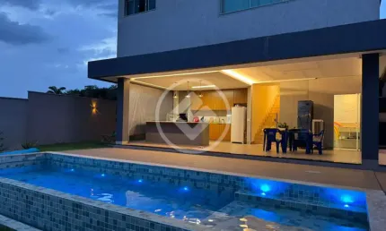 Casa em condomínio fechado com 4 quartos à venda na Rua VV 1, 00, Residencial Vale Verde, Senador Canedo