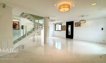 Cobertura com 4 dormitórios à venda, 240 m² por r$ 3.400.000,00 - centro - florianópolis/sc