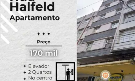 Apartamento com 2 dormitórios à venda, 70 m² por R$ 170.000,00 - Centro - Juiz de Fora/MG