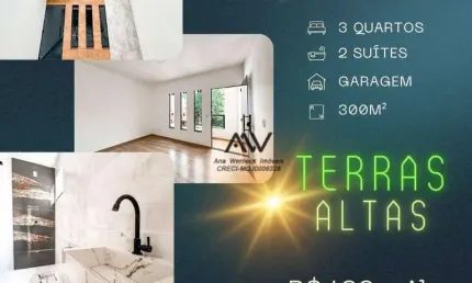 Casa com 3 dormitórios à venda, 300 m² por R$ 420.000,00 - Terras Altas - Juiz de Fora/MG