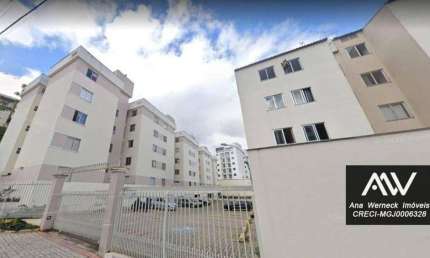 Apartamento com 2 dormitórios à venda, 45 m² por R$ 185.000 - Teixeiras - Juiz de Fora/MG