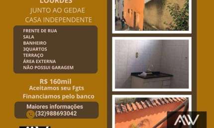 Casa com 3 dormitórios à venda, 90 m² por R$ 160.000,00 - Lourdes - Juiz de Fora/MG