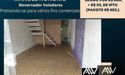 Loja para alugar, 30 m² por R$ 800,/mês + taxas - Manoel Honório Juiz de Fora/MG
