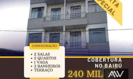 Cobertura com 2 dormitórios à venda, 100 m² por R$ 240.000,00 - Bairu - Juiz de Fora/MG