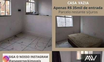 Casa com 2 dormitórios à venda, 60 m² por R$ 35mil de entrada - Progresso Juiz de Fora/MG