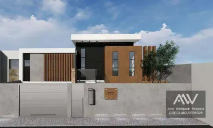 Casa com 3 dormitórios à venda, 80 m² por R$ 540.000,00 - Cerâmica - Juiz de Fora/MG