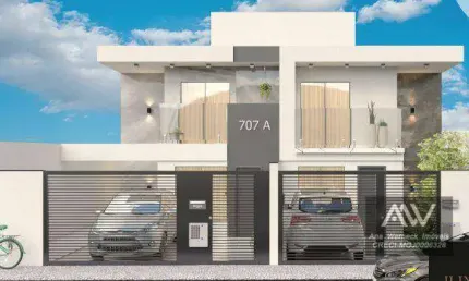 Casa com 3 dormitórios à venda por R$ 800.000 - Cerâmica - Juiz de Fora/MG