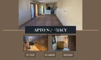 Apartamento com 3 dormitórios à venda, 85 m² por r$ 30mil de entrada + parcelas - aracy - juiz de fora/mg