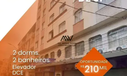 Apartamento com 2 dormitórios à venda, 75 m² por R$ 210.000,00 - Centro - Juiz de Fora/MG