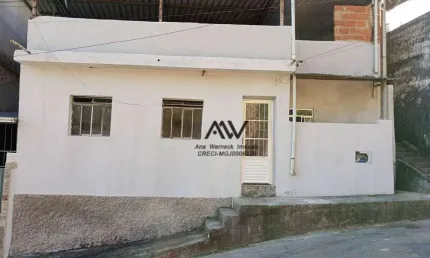 Casa com 2 dormitórios para alugar, 84 m² por r$ 700,00/mês - santa rita de cássia - juiz de fora/mg