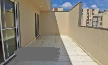 Cobertura Duplex, condominio com excelente estrutura de lazer, 3 dormitorios, cozinha americana, 2 salas, 2 vagas de garagem, 3 quadras, portaria 24hs