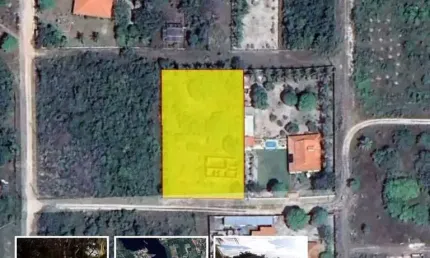 (TE0051) Terreno de 2.772 m² com 2 frentes em Aquiraz/CE