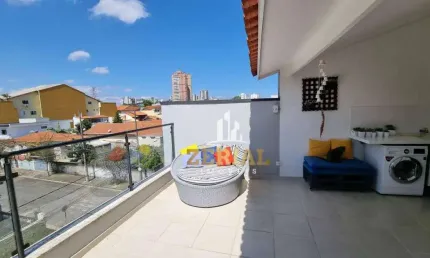 Sobrado com 2 dormitórios à venda, 130 m² por R$ 680.000,00 - Campestre - Santo André/SP