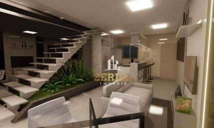 Sobrado com 3 dormitórios à venda, 129 m² por R$ 689.900,00 - Vila Curuçá - Santo André/SP