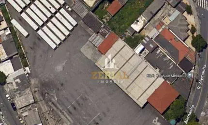 Terreno para alugar, 7027 m² por R$ 56.191,00/mês - Vila Camilópolis - Santo André/SP