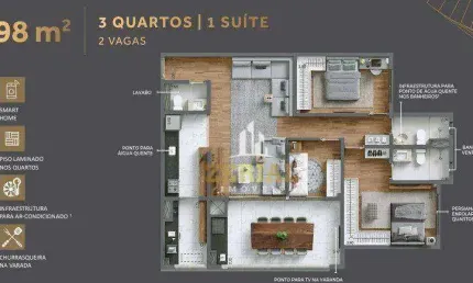 Apartamento com 3 dormitórios à venda, 98 m² por r$ 1.344.279,00 - vila dom pedro i - são paulo/sp