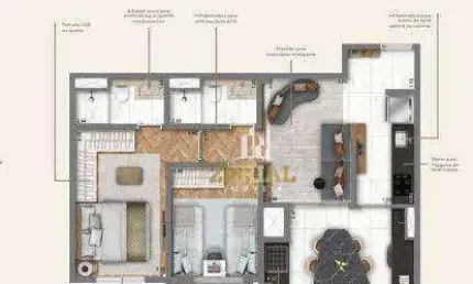 Apartamento com 2 dormitórios à venda, 63 m² por R$ 700.774,00 - Ipiranga - São Paulo/SP