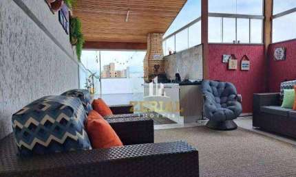 Cobertura com 2 dormitórios à venda, 96 m² por R$ 565.000,00 - Campestre - Santo André/SP