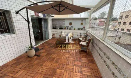 Apartamento garden com 3 dormitórios à venda, 160 m² por r$ 905.000,00 - santa paula - são caetano do sul/sp