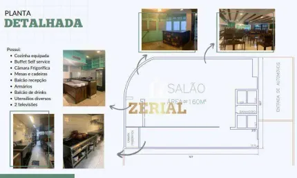 Salão para alugar, 165 m² por R$ 12.353,00/mês - Santa Paula - São Caetano do Sul/SP