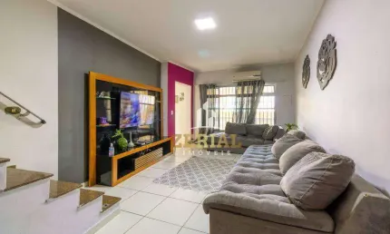 Sobrado com 3 dormitórios à venda, 194 m² por R$ 900.000,00 - Vila Curuçá - Santo André/SP