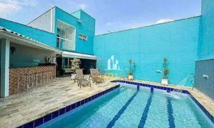 Sobrado com 4 dormitórios à venda, 349 m² por r$ 2.880.000,00 - santa maria - são caetano do sul/sp