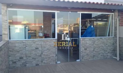 Cobertura com 3 dormitórios à venda, 156 m² por R$ 650.000,00 - Vila Camilópolis - Santo André/SP