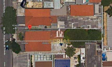 Terreno à venda, 240 m² por R$ 850.000,00 - Santa Paula - São Caetano do Sul/SP