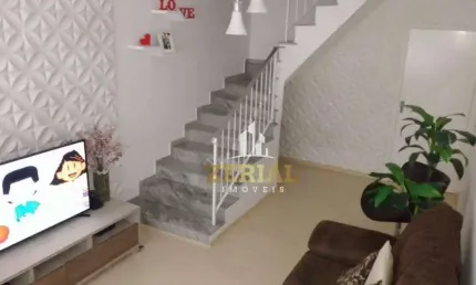Sobrado com 4 dormitórios à venda, 200 m² por R$ 590.000,00 - Vila Eldízia - Santo André/SP