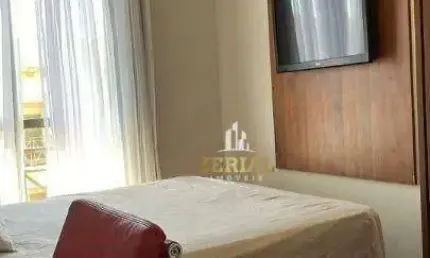 Flat com 1 dormitório para alugar, 18 m² por R$ 3.850,00/mês - Barcelona - São Caetano do Sul/SP