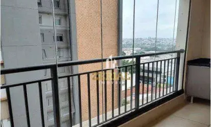 Apartamento com 2 dormitórios para alugar, 64 m² por R$ 4.193,00/mês - Campestre - Santo André/SP