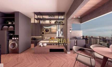 Apartamento com 1 dormitório à venda, 44 m² por R$ 642.047,38 - Jardim - Santo André/SP