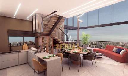 Apartamento com 1 dormitório à venda, 97 m² por R$ 1.458.476,24 - Jardim - Santo André/SP