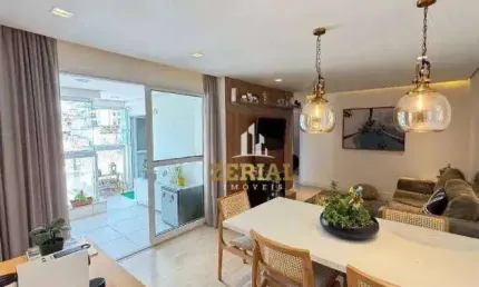 Apartamento com 3 dormitórios à venda, 89 m² por R$ 830.000,00 - Campestre - Santo André/SP
