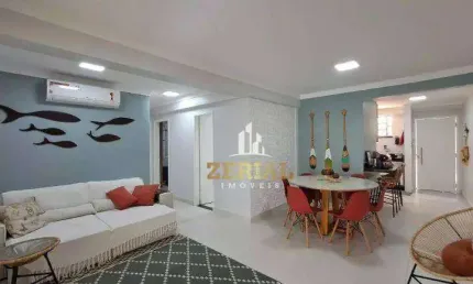 Apartamento com 3 dormitórios à venda, 90 m² por R$ 430.000,00 - Jardim Três Marias - Guarujá/SP