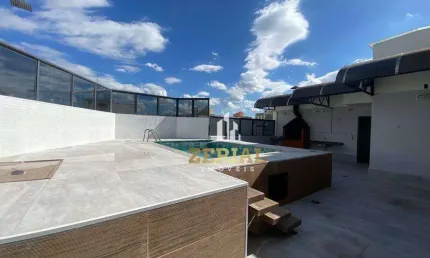 Cobertura com 3 dormitórios para alugar, 250 m² por R$ 8.912,35/mês - Santo Antônio - São Caetano do Sul/SP