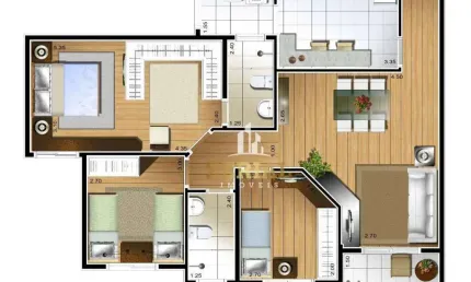 Apartamento com 3 dormitórios à venda, 121 m² por R$ 1.294.000,00 - Olímpico - São Caetano do Sul/SP