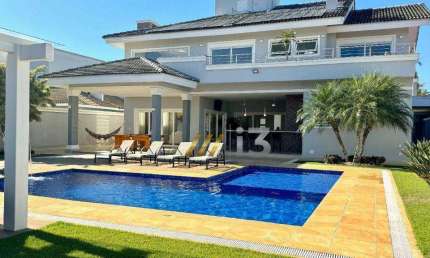 Casa com 3 dormitórios à venda, 452 m² por R$ 3.390.000,00 - Condomínio Shambala I - Atibaia/SP