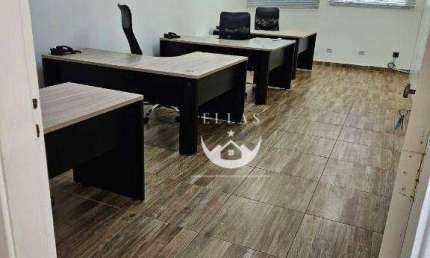 Sala Comercial Mobiliada para Alugar – Rua Braz Cubas, Santos